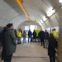 Photo de la visite du barrage