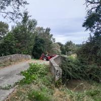 photo de l'entretien de la ripisylve à Montgaillard Lauragais