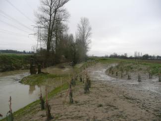 Photo après une crue