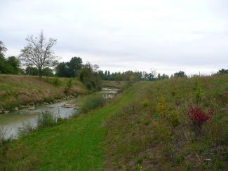 Photo de l'Hers à Toulouse Gabardie après travaux en 2010