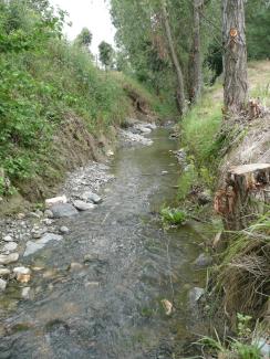 Photo de la Marcaissonne après travaux en 2011 à l'aval de la RD16