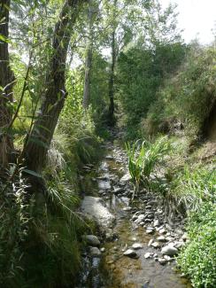 Photo de la Marcaissonne après travaux en 2012 à l'aval de la RD16